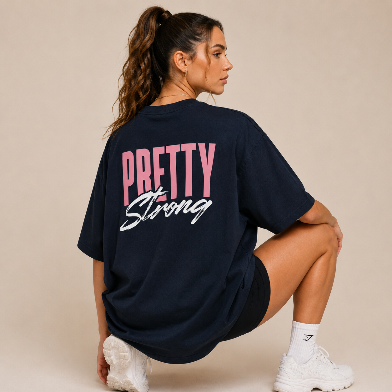 Unisex Organic Oversized High Neck T-shirt