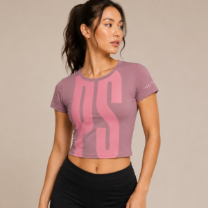Bold Print Women's Crop Tee