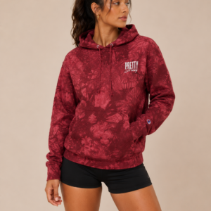 Embroidered Unisex tie-dye hoodie