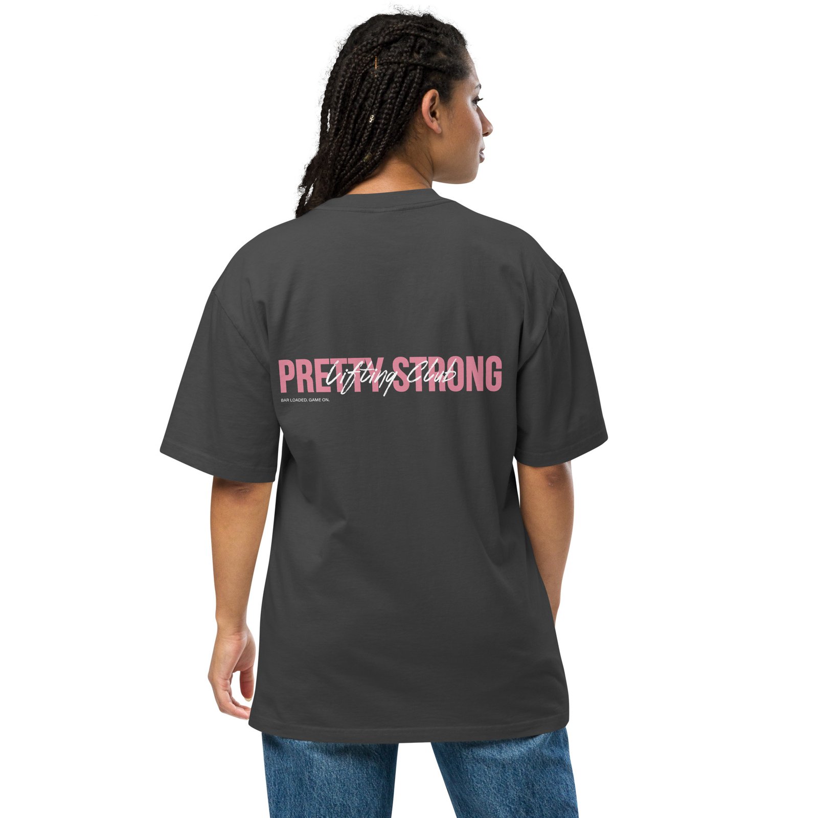 Lifting Club Boyfriend Oversized faded t-shirt - Image 7