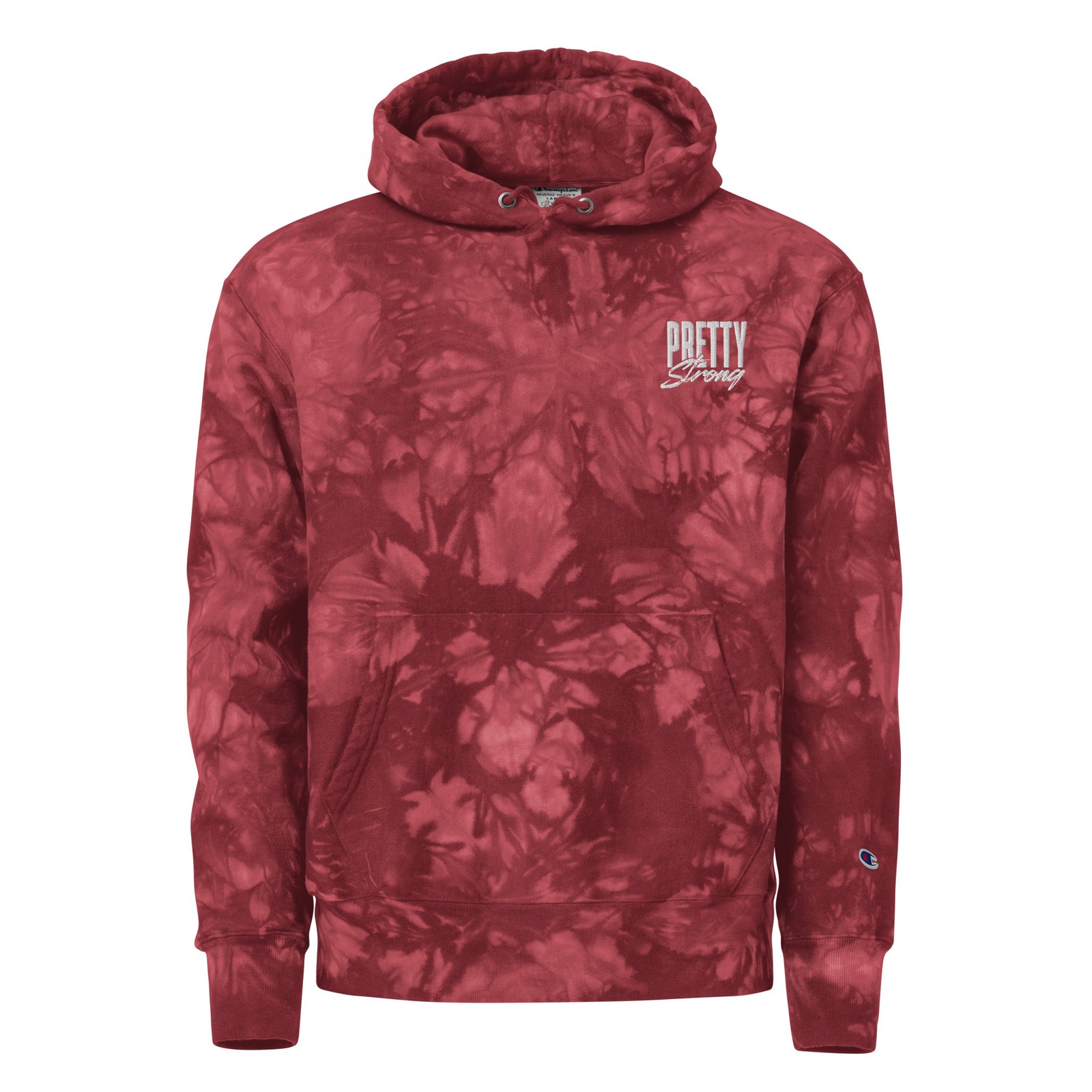 Embroidered Unisex tie-dye hoodie - Image 2