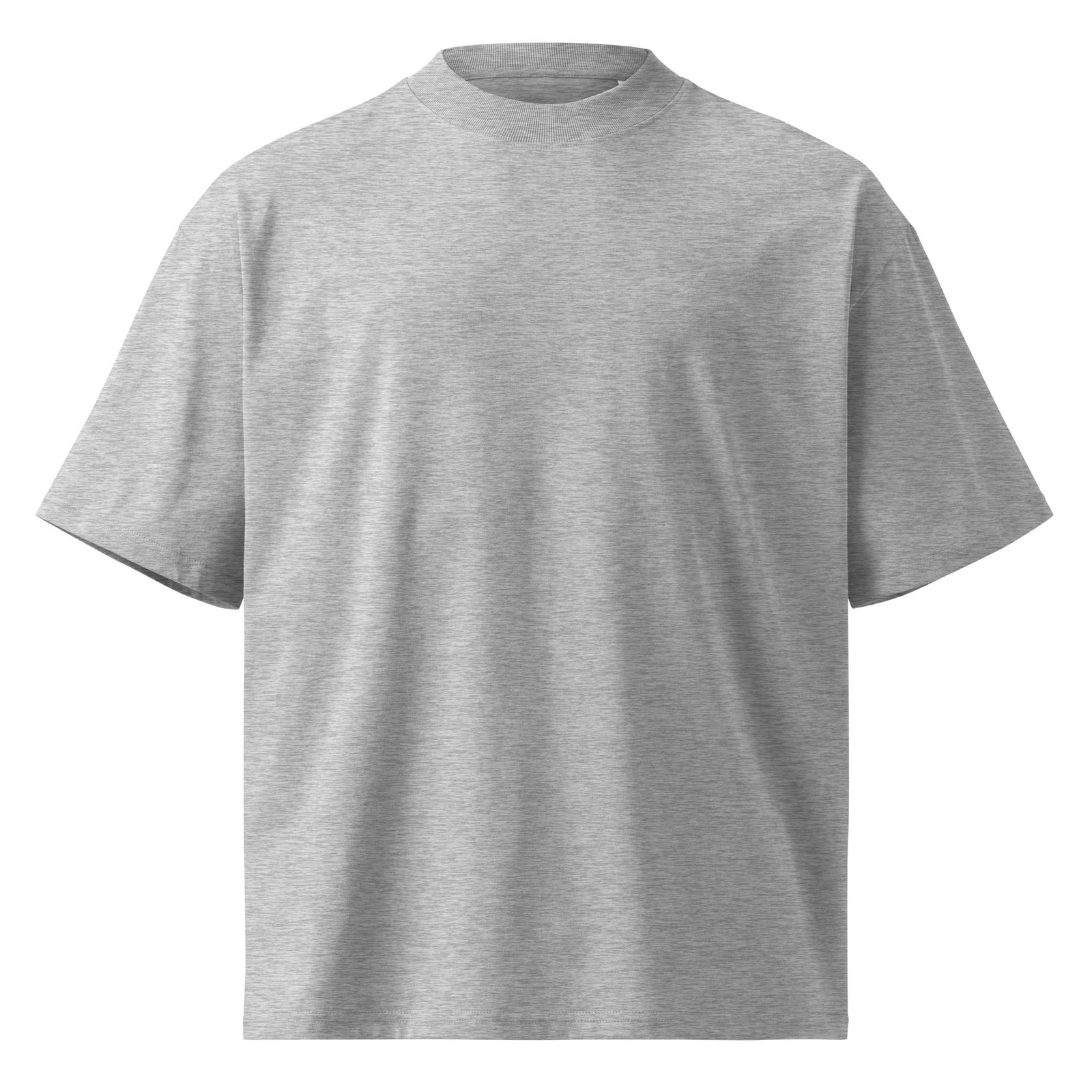Flowers and Barbells Unisex Oversized High Neck T-shirt - Image 4