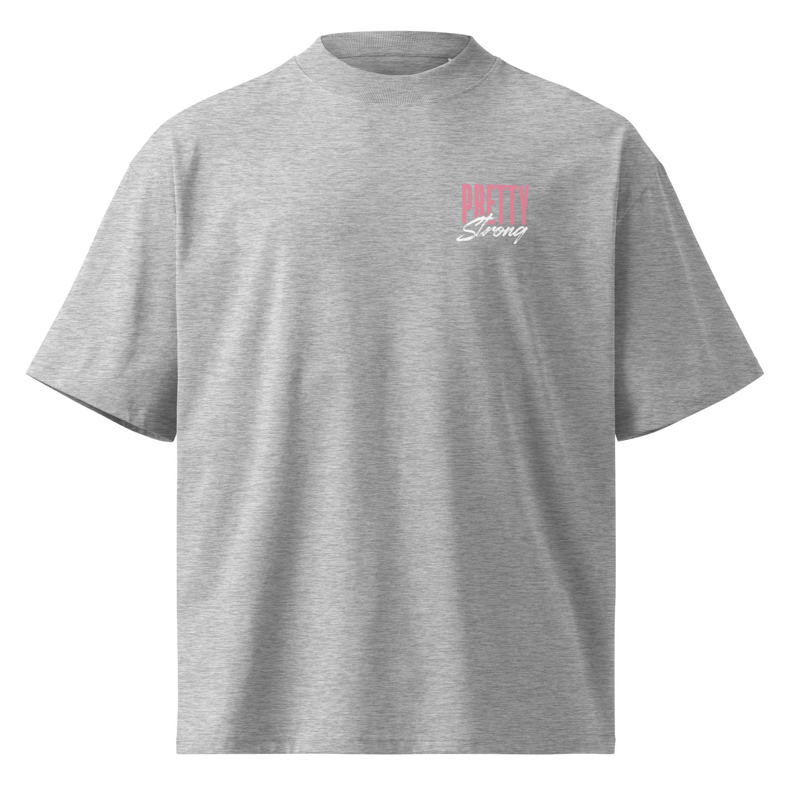 Unisex Organic Oversized High Neck T-shirt - Image 3